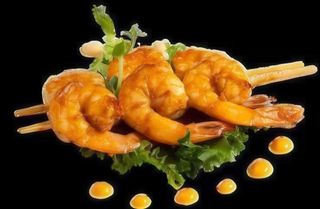 092-Spiedini di gamberi 3 pezzi