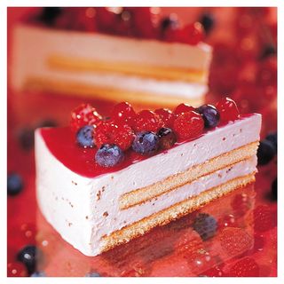 Mousse yogurt e frutti di bosco