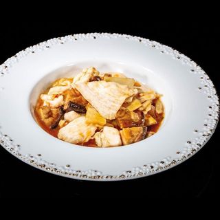 pollo bambu e funghi