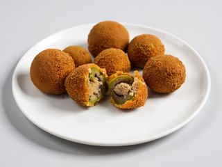 Olive all'ascolana fatte a mano