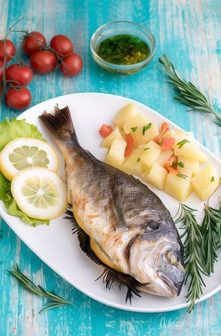 Orata o branzino alla griglia