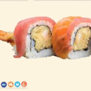 Uramaki arcobaleno maki 4pz