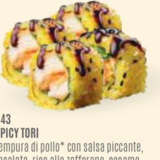 Uramaki zafferano spicy tori 4pz
