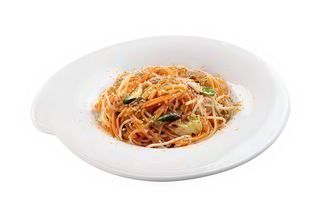 Spaghetti di soia con verdure