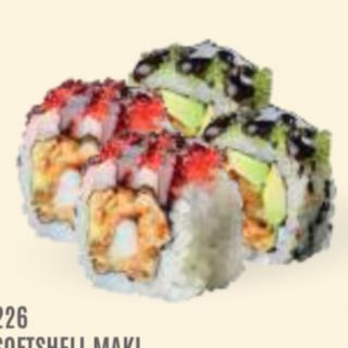 Uramaki softshell maki 4pz