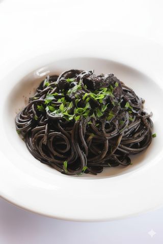 Pasta con nero di seppia