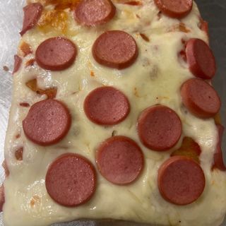 Focaccia con Wurstel