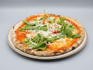 Pomodorini,rucola e ricotta marzotica