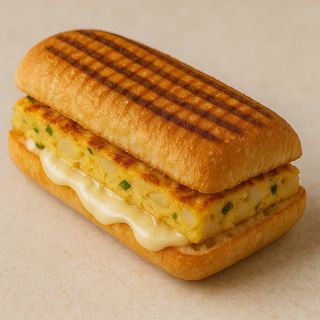Panino con Frittata di Patate e cipolletta