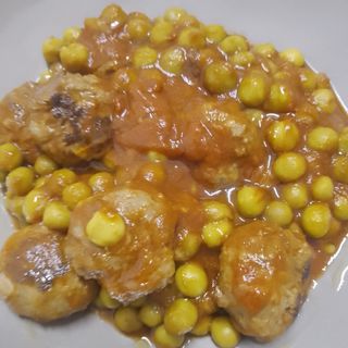 Polpettine con Piselli