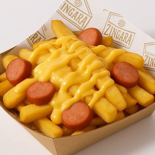 Patatine wrustel e formaggio