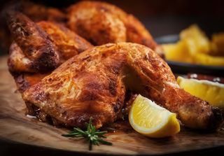 Pollo allo spiedo intero