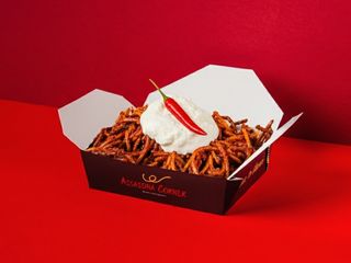 Spaghetti assassina con stracciatella