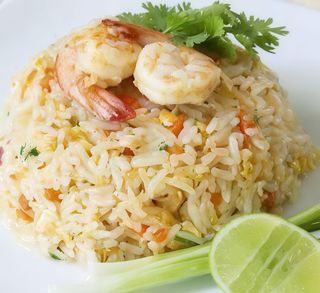 Riso saltato con frutti di mare