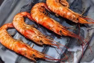 Gamberi alla piastra 4 pezzi