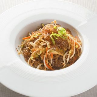 168.- Spaghetti di soia con verdure