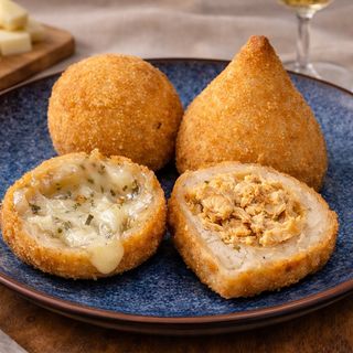 Kit Individuale Coxinha o Bolinha – 3 Pezzi (75 g per pezzo)
