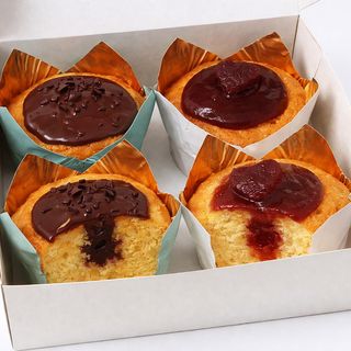 Muffin Artigianale Brasiliano – Fubá o Carota (4 pezzi)