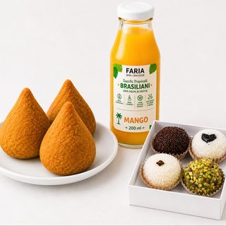 Trio Brasiliano – 3 Salati + Succo + Dolce