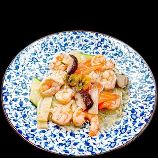 GAMBERI CON VERDURE