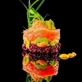 TARTARE BLACK SALMONE