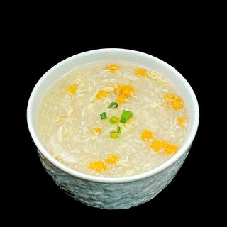 Zuppa di mais e pollo