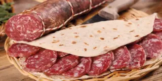 Piadina con salame
