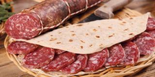 Piadina con salame
