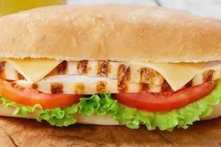 Panino grilled chicken