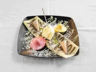 Crêpes con gelato