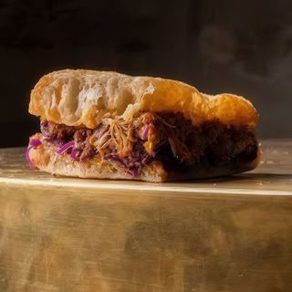 Focaccia pulled pork