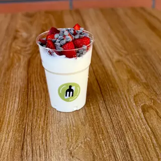 Yogurt greco con fragole