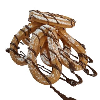 Churros con cioccolato 12 pezzi