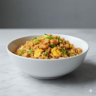 93 - Riso saltato con pollo e uova 鸡肉炒饭