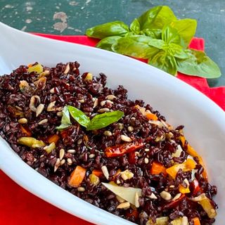 Riso Nero con Verdura