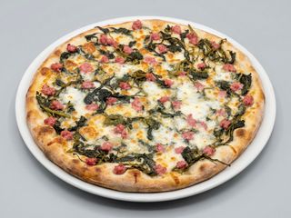 Friarielli e salsiccia - mezza pizza