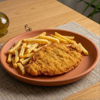 stick di pollo e patatine