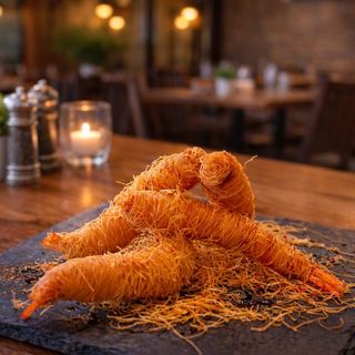 Speciale gamberi kataifi fritti
