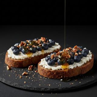 Blueberry e Honey Toast