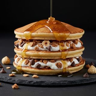 Crunchy Granola Pancakes