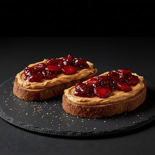 Peanut & Jam Toast