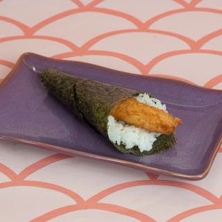 Temaki ebi tempura