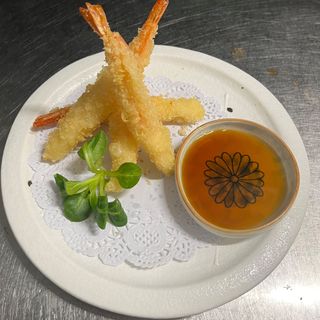Gamberi in tempura 4pz