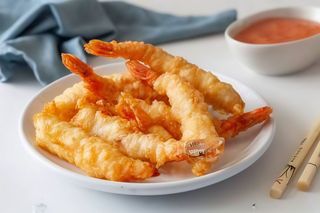 Gamberi in tempura