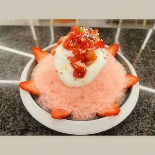 Shaved snow fragola
