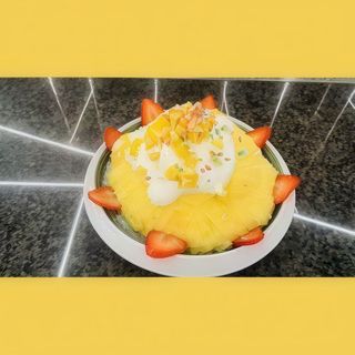 Shaved snow mango