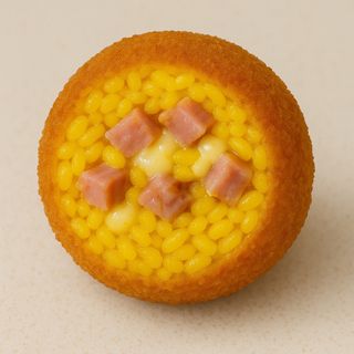 Arancino cotto e zafferano