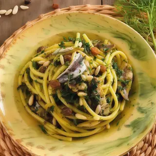 Spaghetti finocchio e sarde