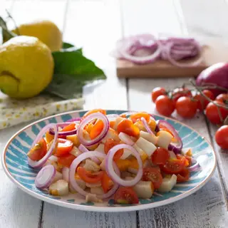 Antipasto(Polpa di granchio alla Catalana)