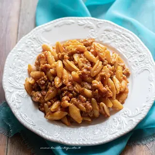 Primo piatto(malloreddus alla campidanese)